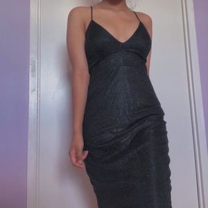 Women’s Semi Formal Black Sparkly Dress